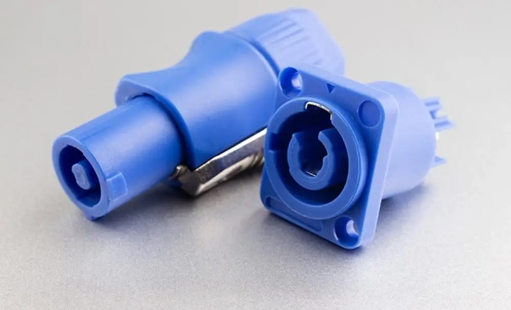 male and female unit waterproof 3 pin powercon plug led powercon connector for power cable