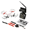 Flying Saucer UFO Aerial Quadcopter With Cameras Can Roll 2.4G RC Toy