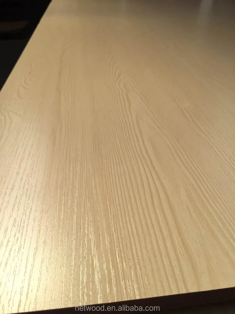 
glossy finishing ,matt finishing wood grain melamine commercial plywood for furniture 