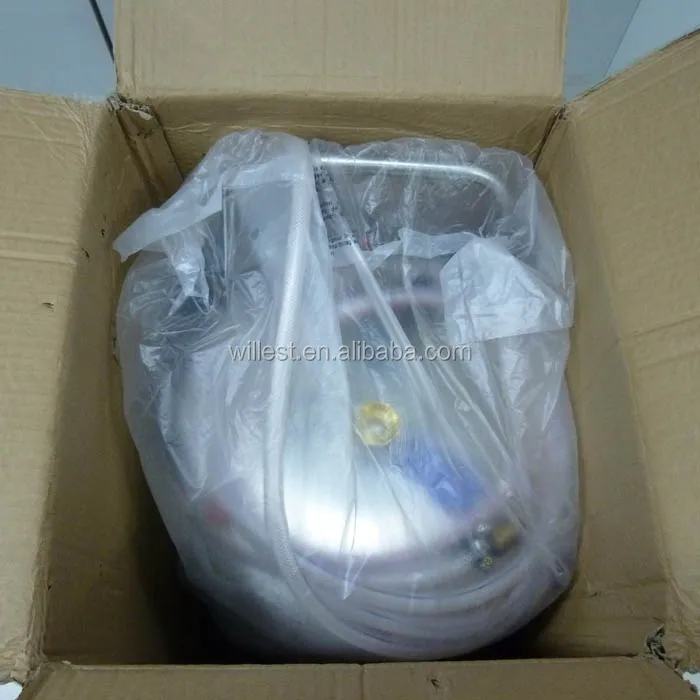 50 litre stainless steel foam generating sprayer HUTZ mobile car wash foam tank machine FC50S01 FC50S02 foam generator cleaner