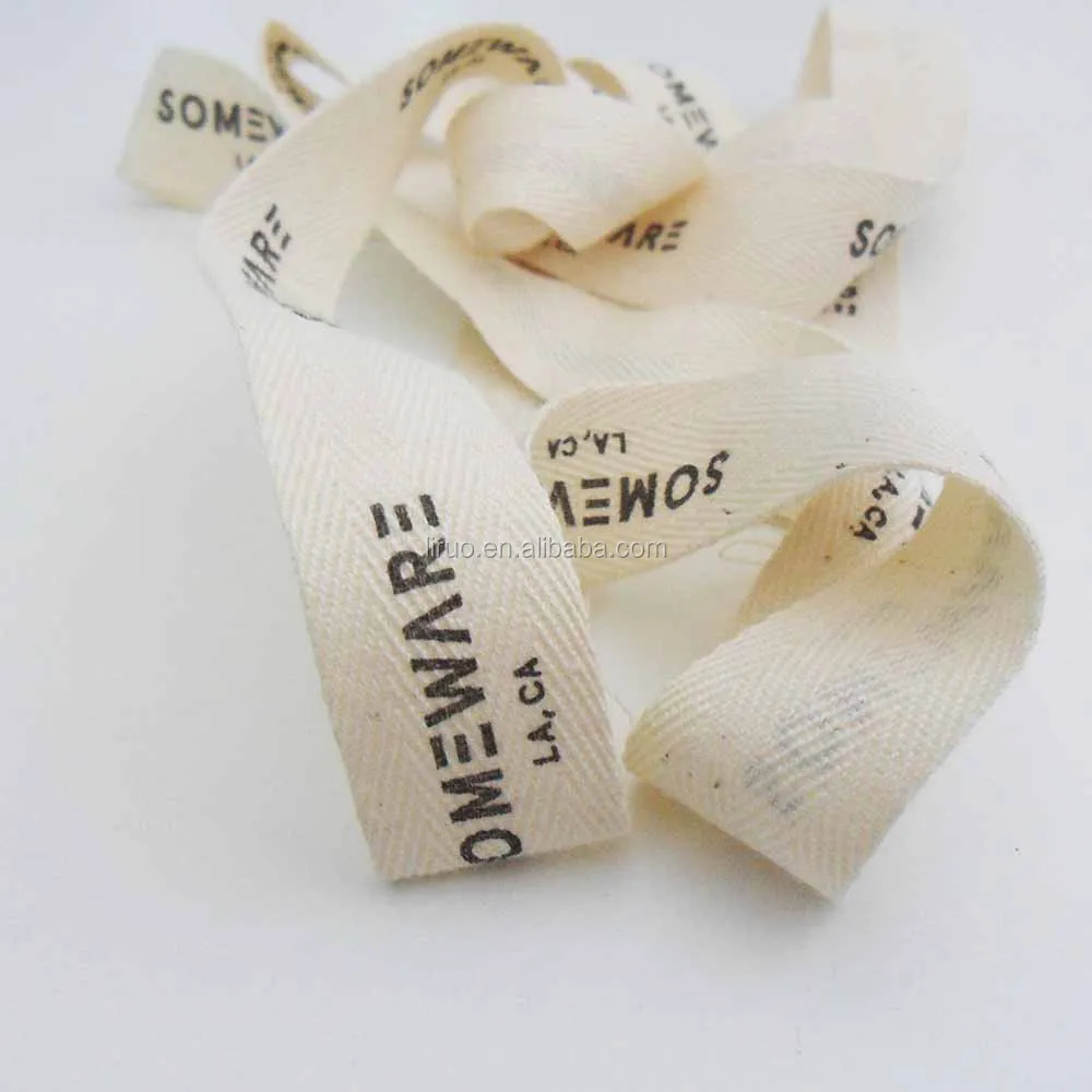 Ecofriendly cotton ribbon