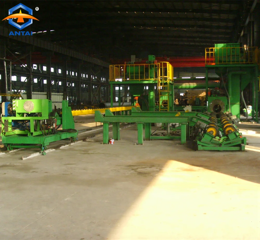 Стальные трубы для нефтяных и газовых труб с внутренней стеной и наружной стенкой для очистки поверхности и покраски дробеструйной машины