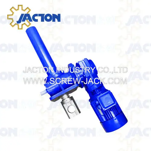 thailand client JTW-15T to JTW-35T electric motor motorized screw jack for raising system for raise lower the tower