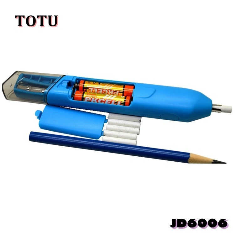 Резиновый Электрический ластик JINDING TOTU с точилкой для карандашей