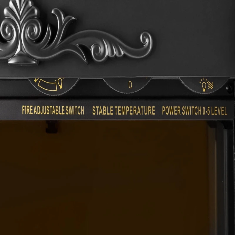 Freestanding Mobile Quartz Infrared Electric Stove Heater