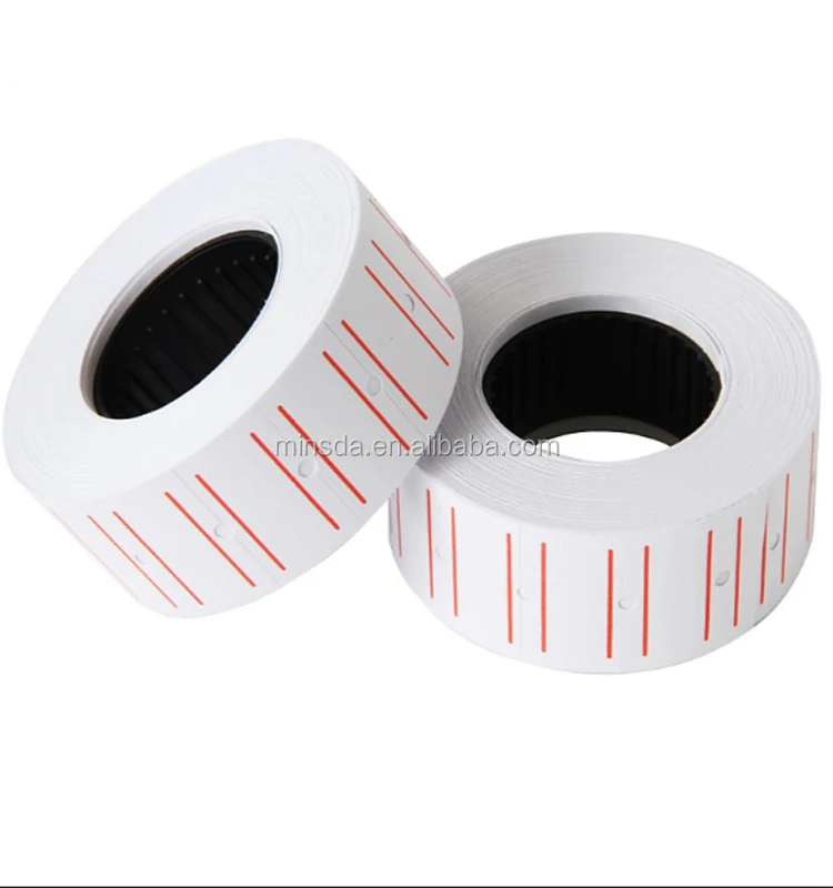 Minsda Paper Price Label Stickers Price Tag Gun Lableller Color Price Stickers