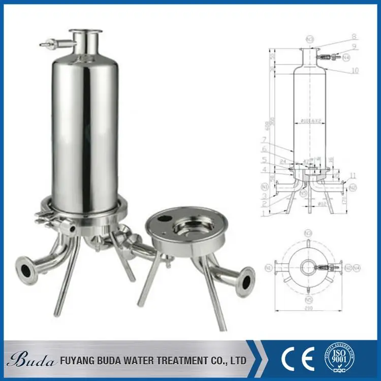 Горячие продажи микро-фильтрации мембраны, muiti-мешок корпус фильтра, мешок фильтрации жилья