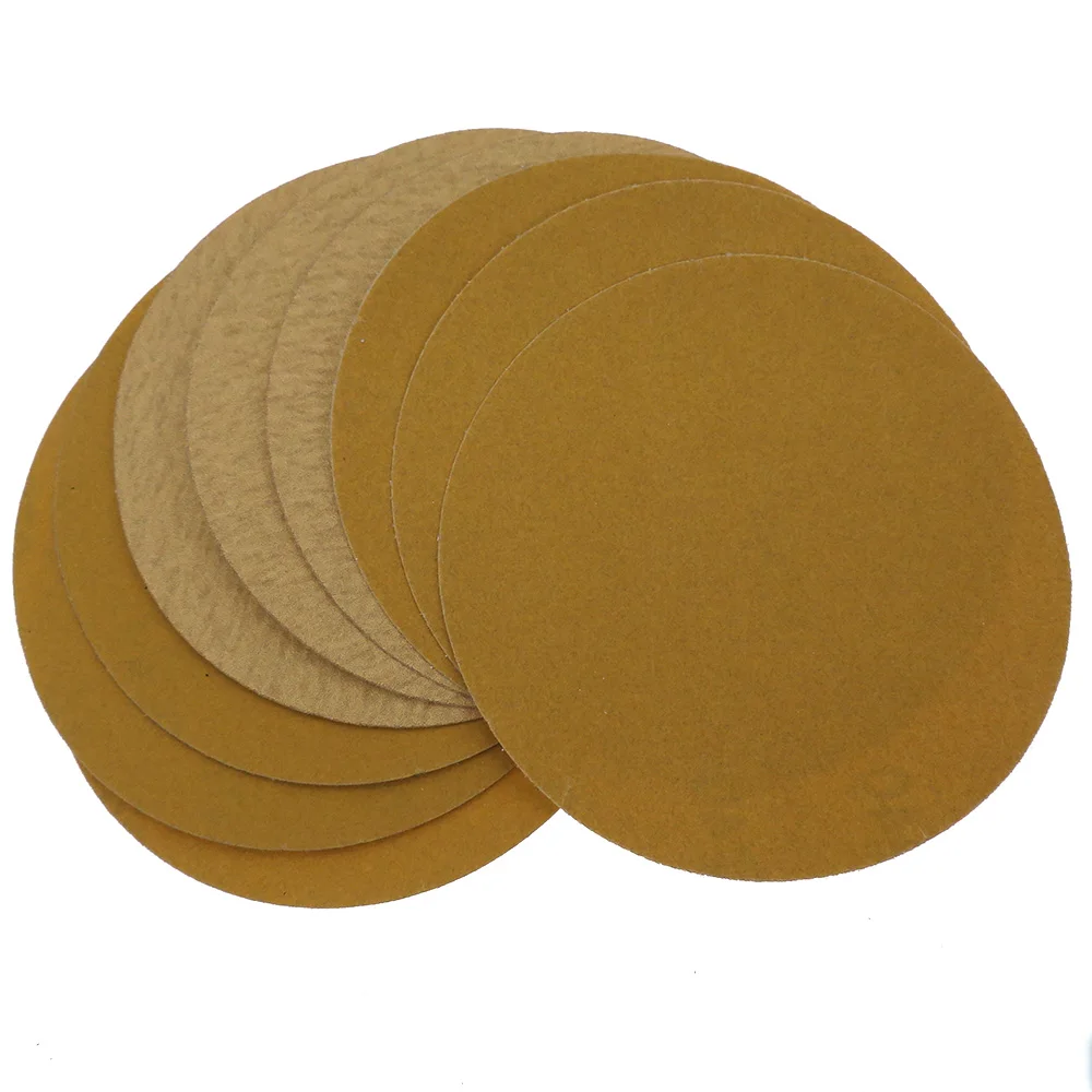 5Inch Golden Sandpaper Self Adhesive Abrasive Paper
