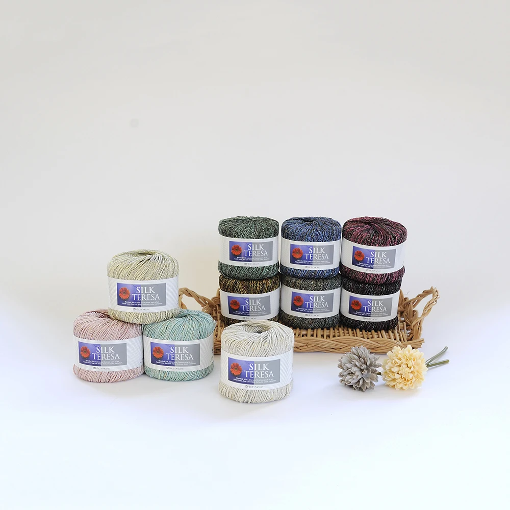 
Japanese Hot Sale High Quality Colorful Multi Blended Wool Yarn 