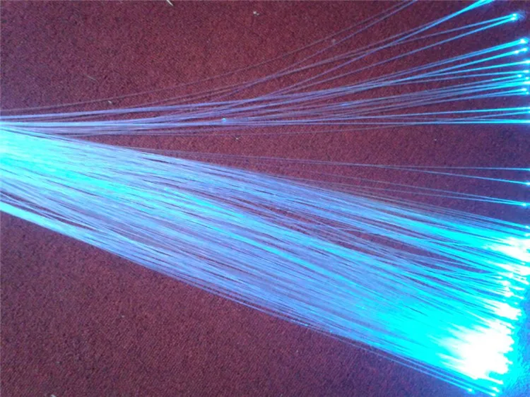 0.25-3.0mm side and end glow fiber optic cable, the material of fiber optic light with high quality