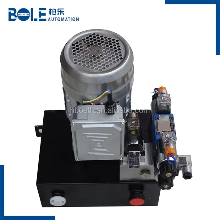 Мобильный портативный мини-гидравлический блок питания 220 В постоянного тока 12 В 24 в 48 в насос мотор кредитный продавец