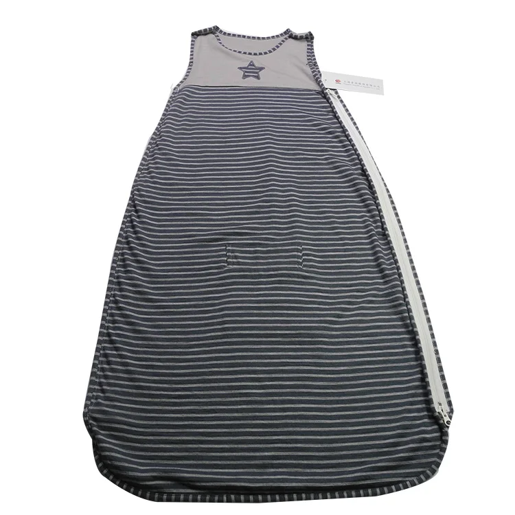 Solarwool Yarn Dyed Wool 100% Merino Baby Breathable Sleeping Bag Baby Products Custom Logo Spring Summer Autumn Sleeveless T/T