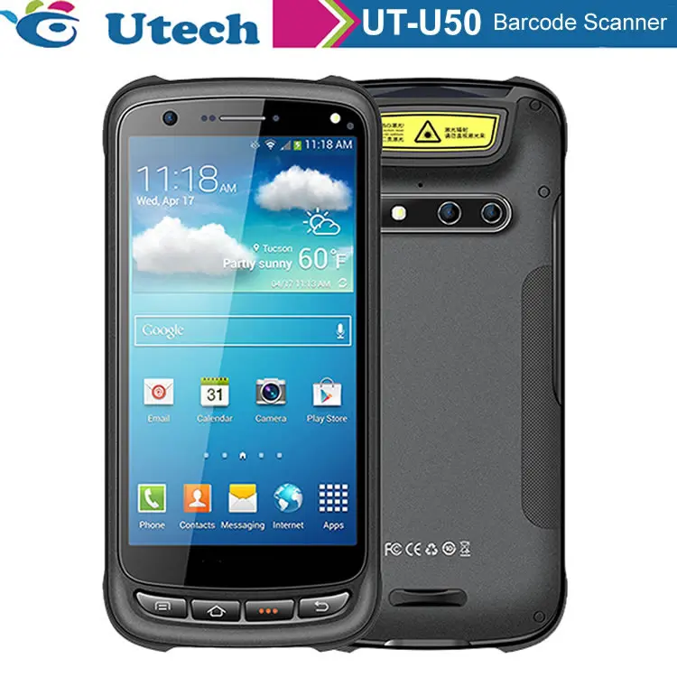 Rugged Handheld Cheap RFID Reader with NFC / Wireless BT / Wifi / Camera/GPS