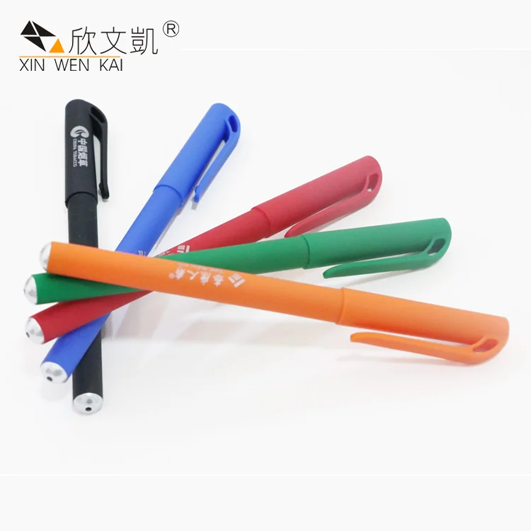
Free Sample Chinese Manufacturer Supply Flat Type Black Color Ballpoint Pen 