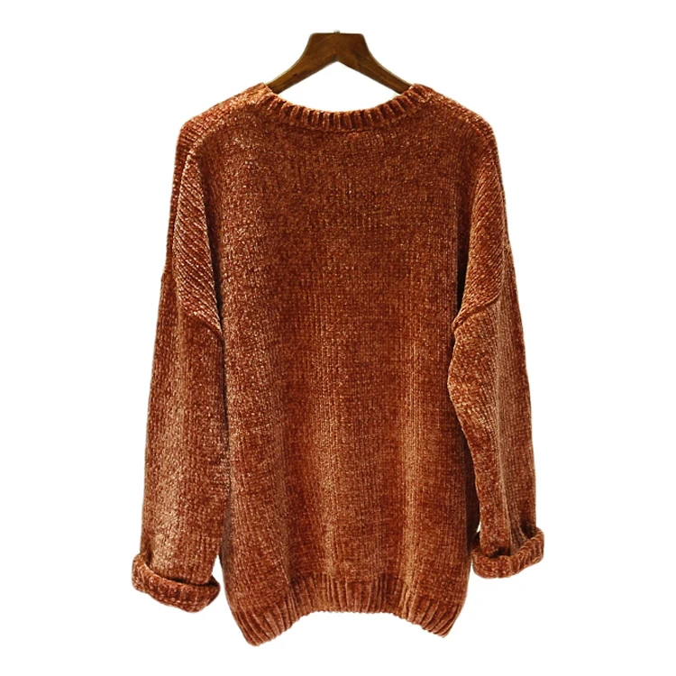 Rib knit fabric knitwear cardigan manufacturers women sweater
