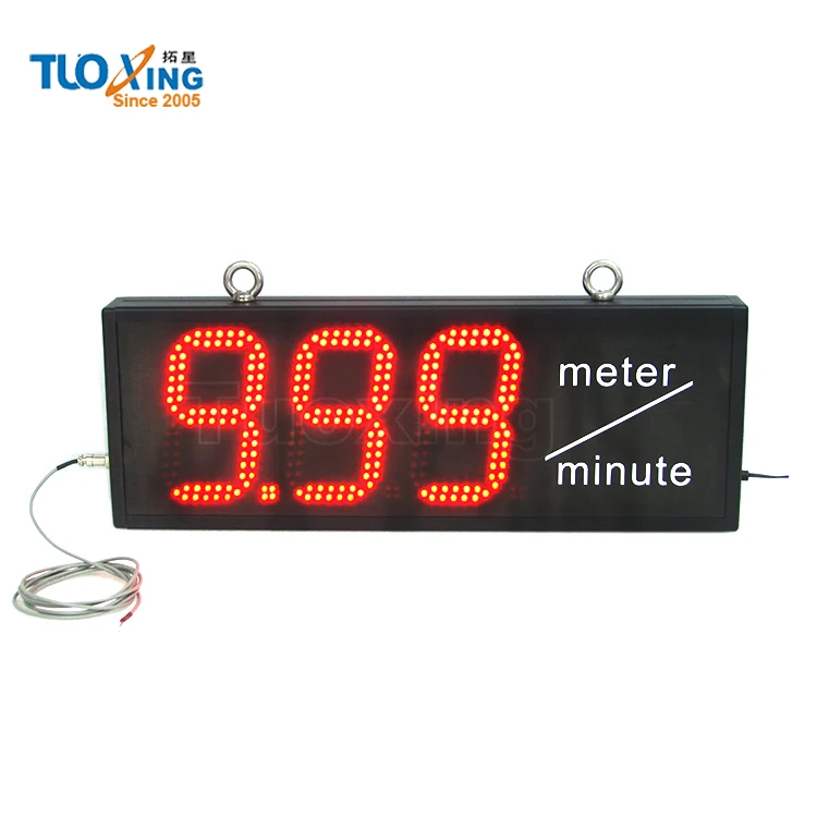 6 inch red LED 3-digit Digital digital timer and meter counter and speed calculating