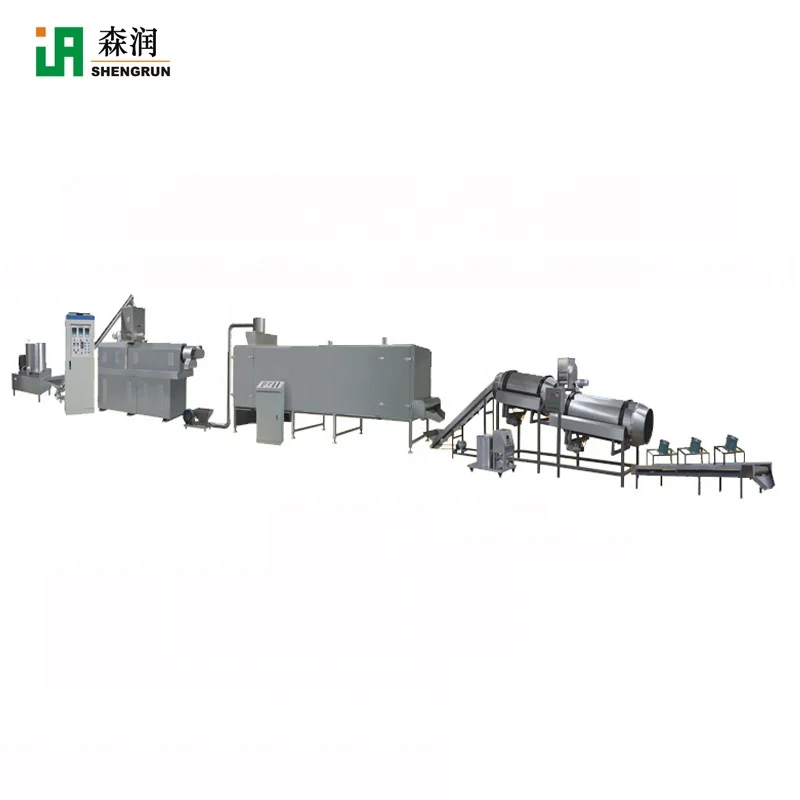 Floating Fish Feed Extruder Pellet Machine Make Line