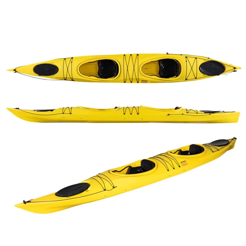 Rapier two person 2 plastic with paddle sit in rowing boats for ocean kayak (1600151359048)