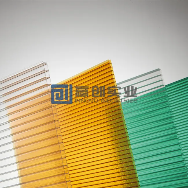 UV-coated policarbonato alveolar 7mm polycarbonate PC multiwall sheet