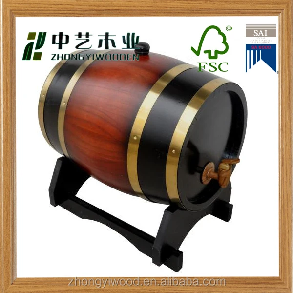 
stainless steel inner liner wooden wine barrels for beer Whiskey liquor 