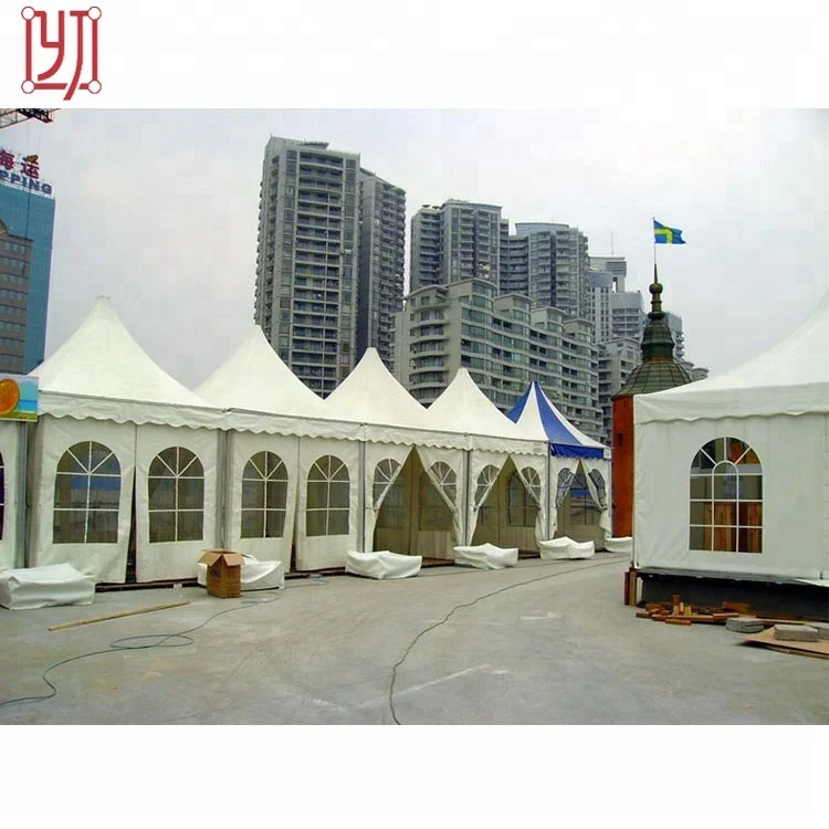 Top sale outdoor 8*8m 10*10m aluminum party pagoda tent garden tent nigeria