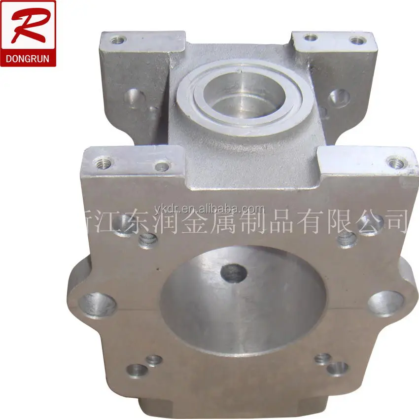 aluminum die casting China foundry supply aluminum alloy Gravity casting Cast nozzle body aluminum flange