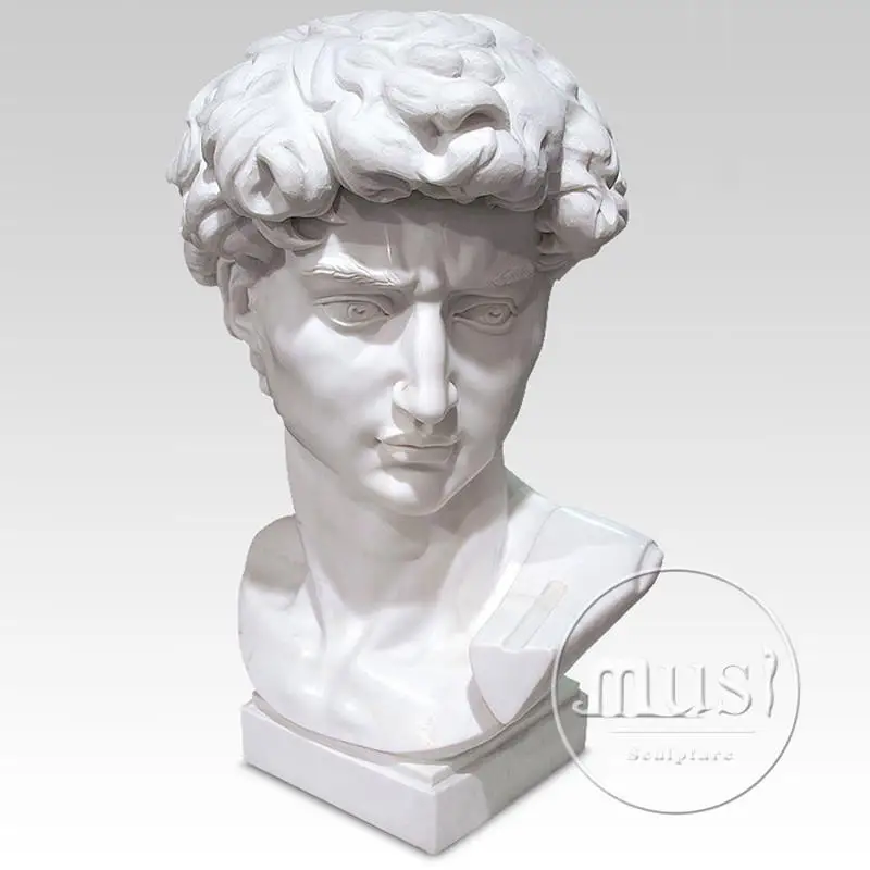 Large Outdoor Sculptures Stone Carving Greek Bust Statue
