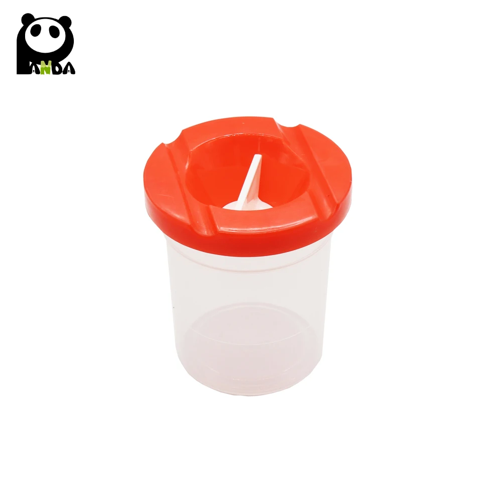 Artist Brush Wash Pot No Spill Paint Plastic Cup