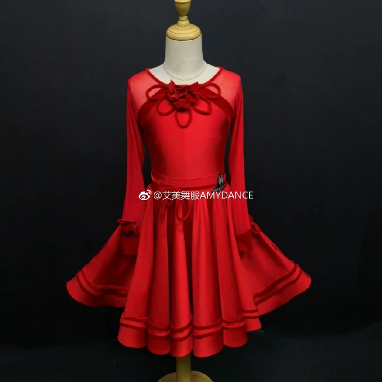 Professional performance stage competition latin ballroom dance dress