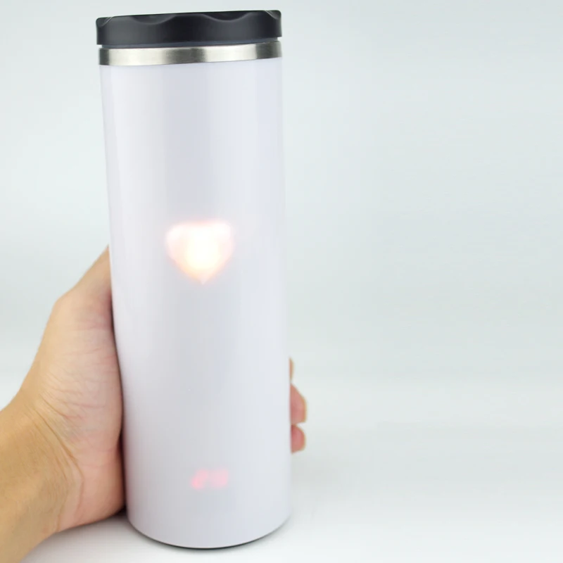 Smart Water Bottle rechargeable water bottle glowing thermos  Trace water temperature display temperature