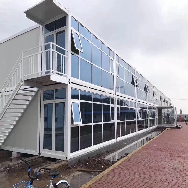 Luxury Modern Design Prefab Container House With Glass