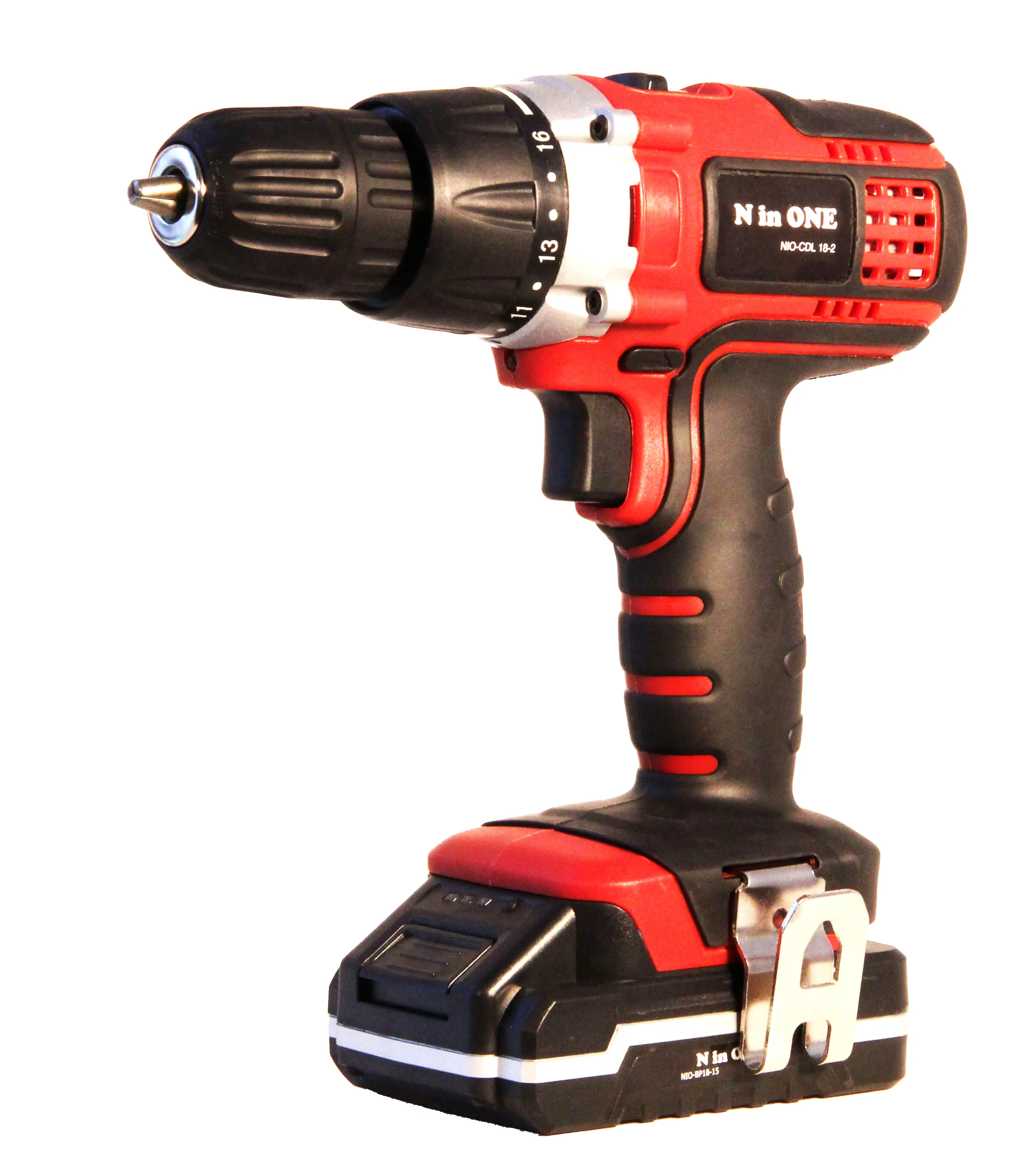 
NinONE 18V Li-Ion 2.0A Battery Double Speed 45Nm High Performance Cordless Drill 