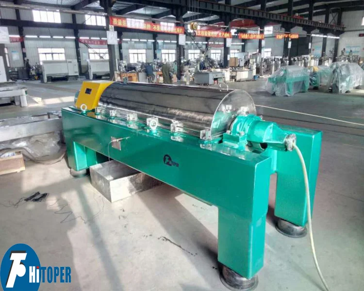 decanter centrifuge as beer yeast dehydration separator used in beer industry