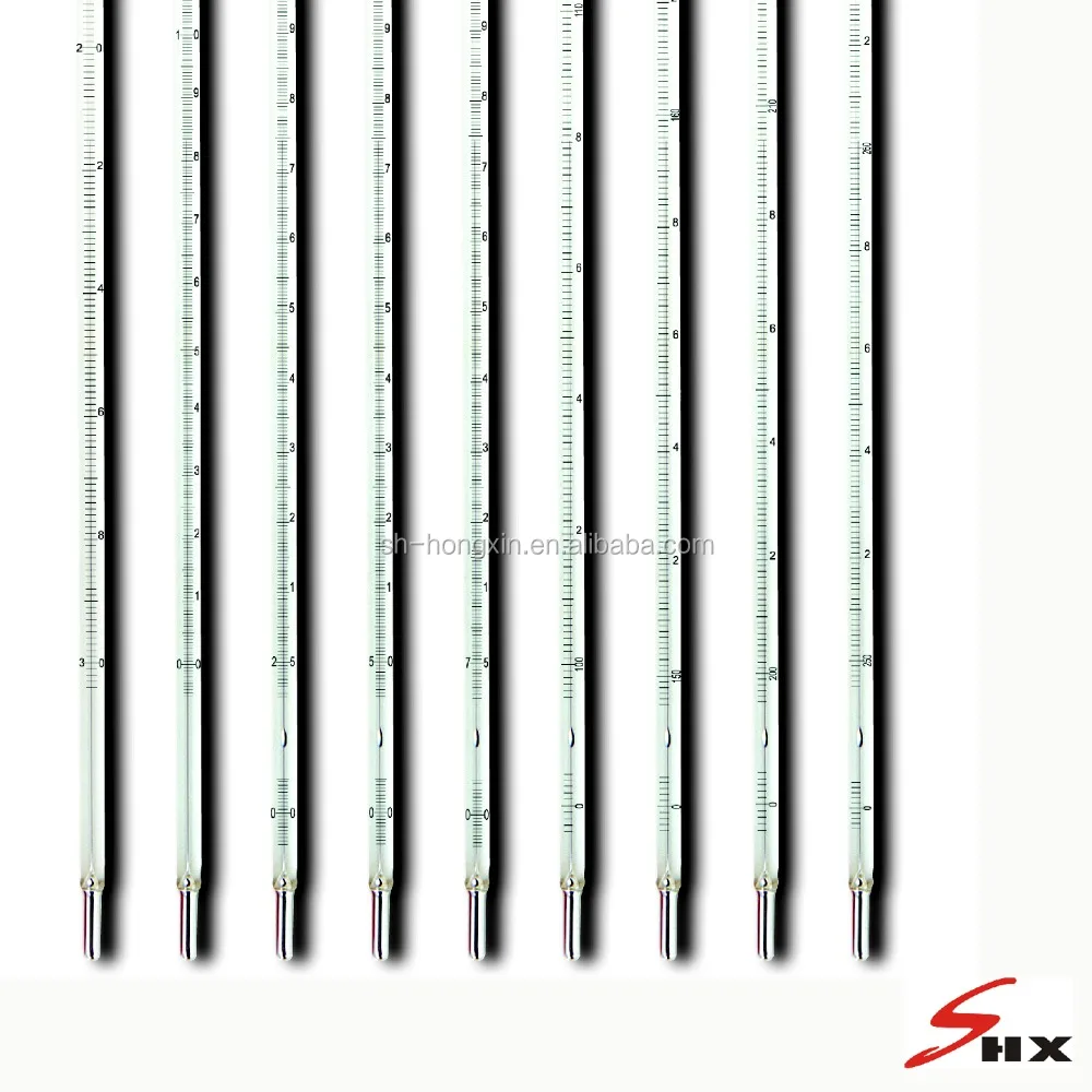 glass laboratory thermometer