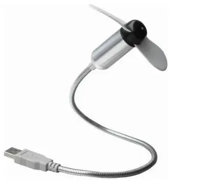 electric usb mini fan cooler fan portable with two blades Flexible USB fan