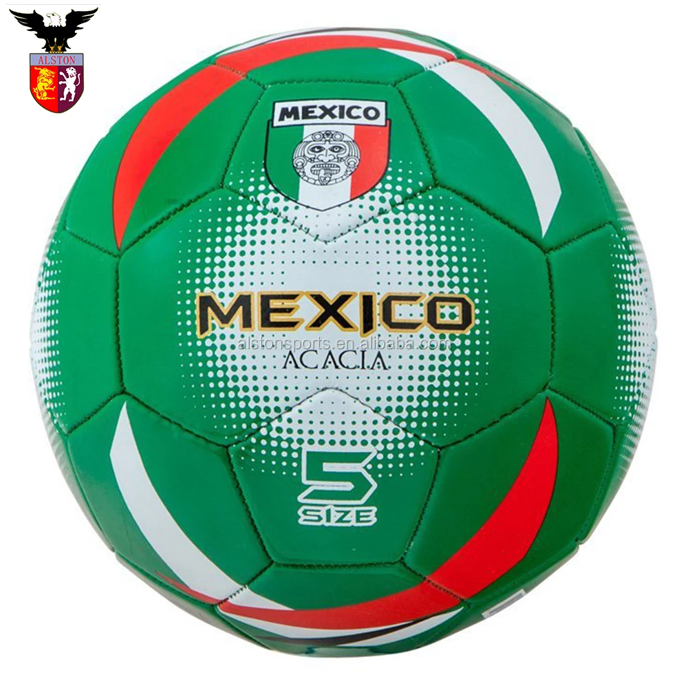 New Design Football Shiny Leather Soccer Ball Machine Stitched Futsbal