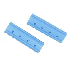 Sky Blue 12PK 5/8 Inch Easy Using Self Curler Plastic Snap-on Magnetic Hair Roller