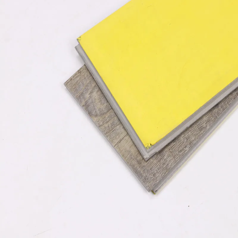 100% Vinyl Rigid Core SPC Plastic Floor With EVA Pad