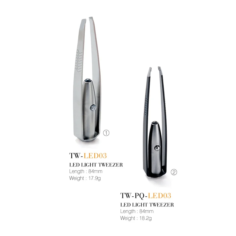 
LED lighted tweezers Top quality factory price lighted tweezers 