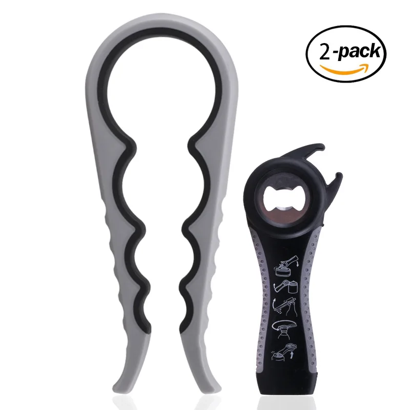 Multi-function Four-in-one Bottle Home Kitchen Can Opener set  Non-slip Bottle Can Multi-Opener