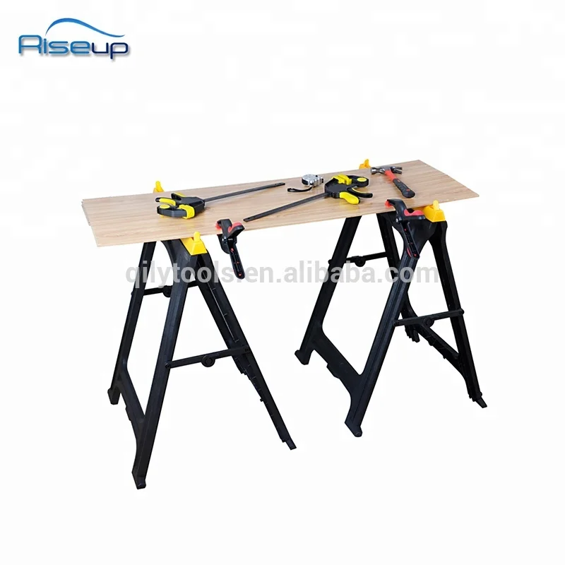 High quality folding sawhorse workbench