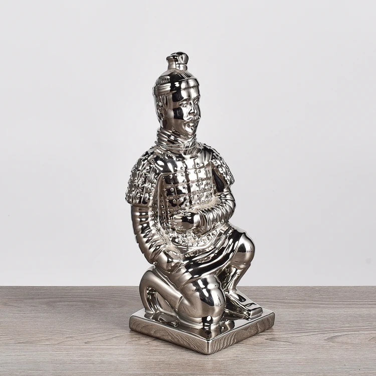 
Lifelike design ceramic terracotta warriors statue home decoration ornamental gift item porcelain figurine 