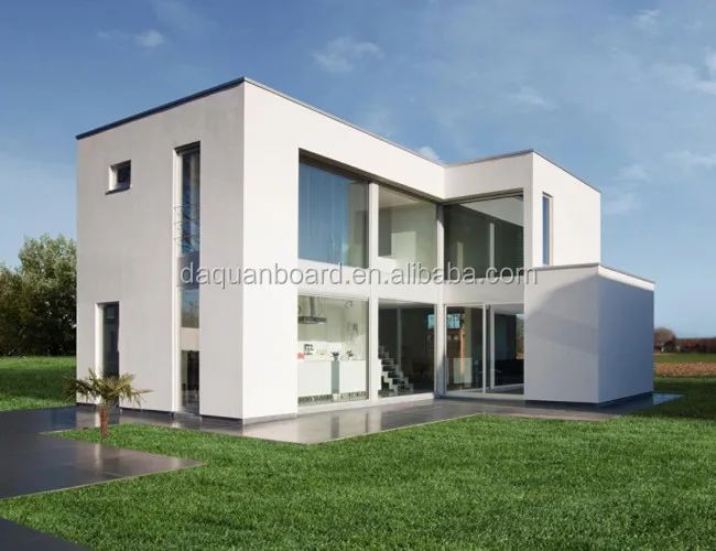 2020 Wuhan Daquan Prefab house/ villa/ bungalow/ chalet/ cottage/ hotel/ apartment - lightweight EPS Cement sandwich wall panel