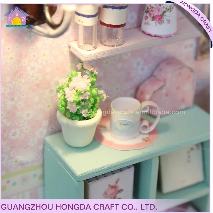 Supply To Diy Parent-children Handmade Shop Educational Furniture Toy House Model Miniature House For Children