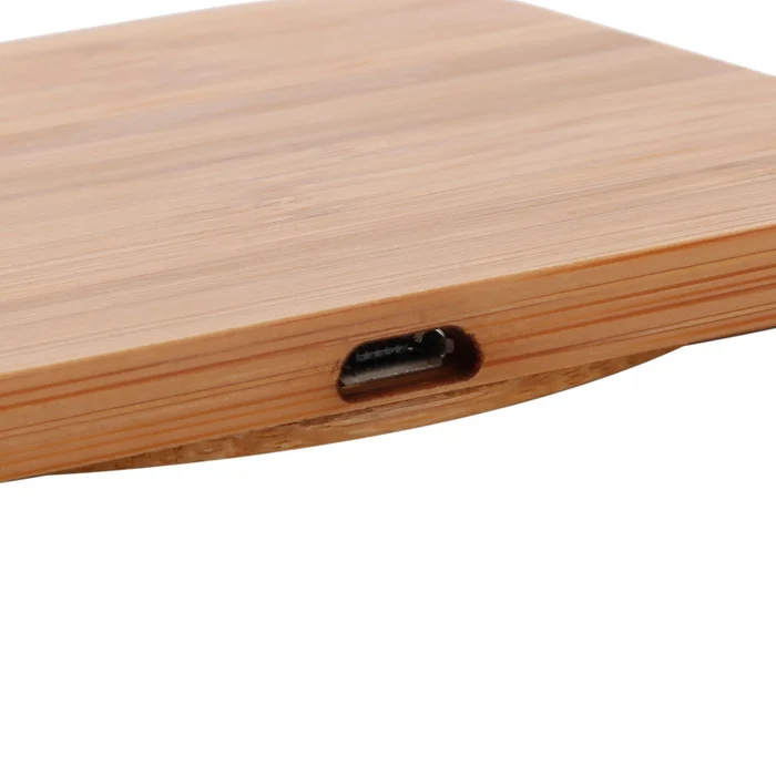 Portable Qi Universal Wood Wireless Charger Pad