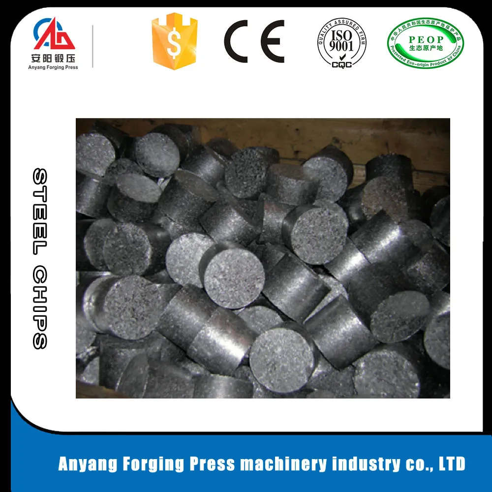 Metal scrap turning processing briquetor press machine from anyang