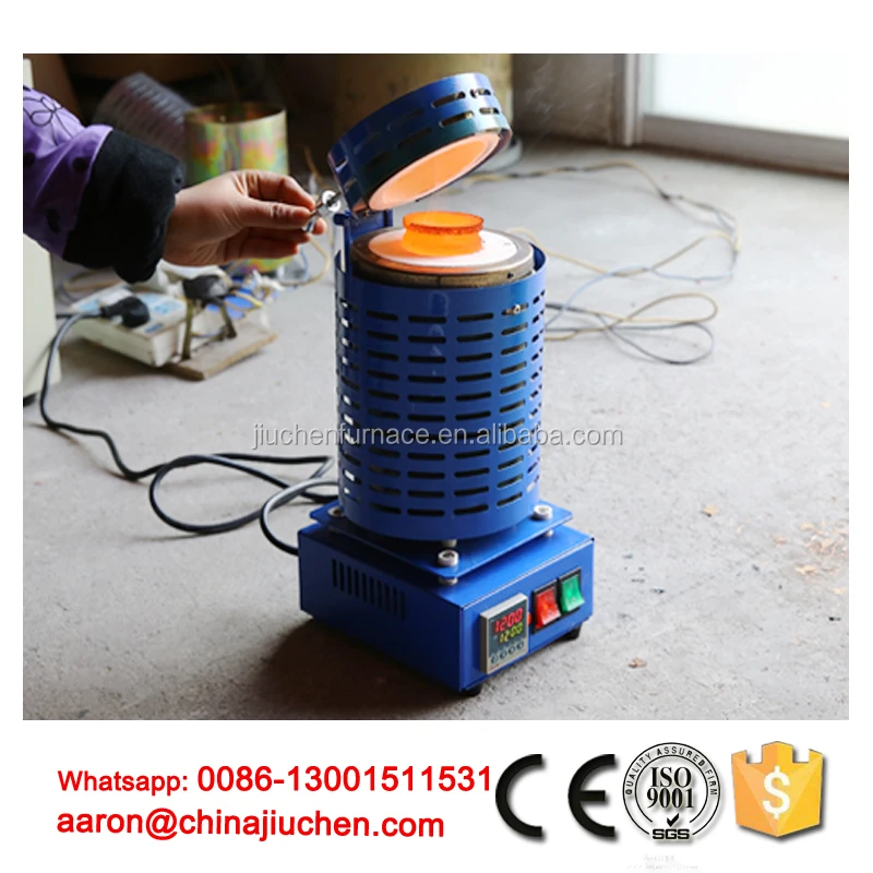 Portable Smelting 1kg Silver Gold Melting Machine for Casting Pearls and Jewels