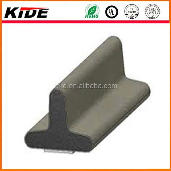 T type rubber extrusions extruded rubber seal strips of rubber
