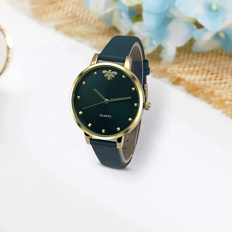Best Selling Simple Design BEE Wrist Watch  Women Custom Movt Quartz Watches