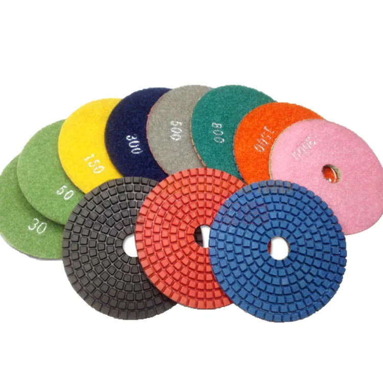 Wet Dry Concrete Floor Granite Marble Diamond Polishing Pads